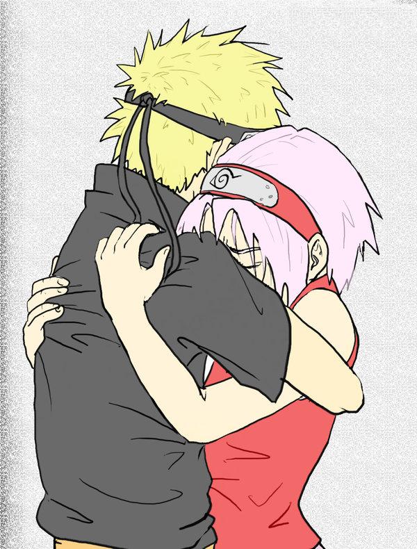 Seeking comfort in each other, NaruSaku 